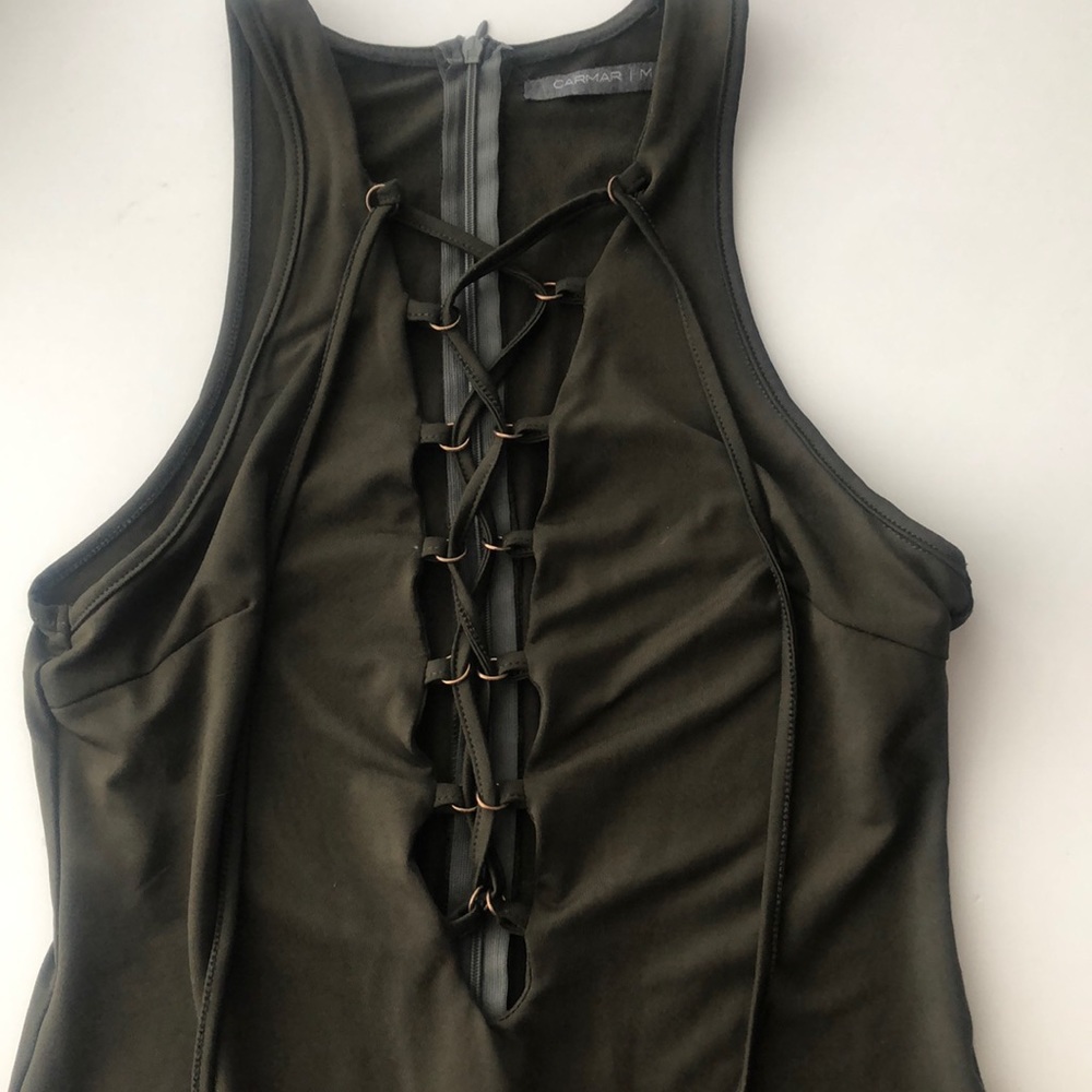 Green lf body suit!